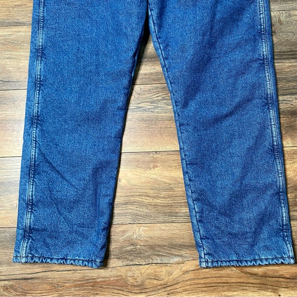NWT Wrangler lined Blue Jeans 46x32 INSULATED NEW Pants - Picture 4 of 10